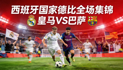 皇马对阵巴萨西班牙国家德比全场集锦视频封面图
